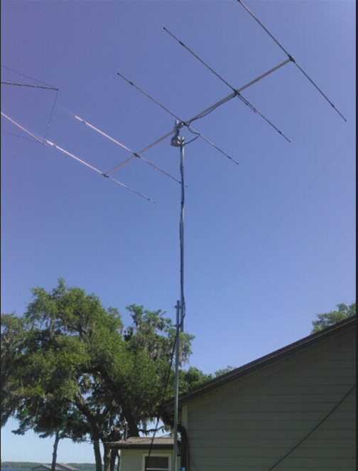 tilt mount with 6 meter beam